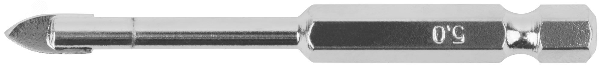 Сверло по кафелю, шестигранный U-хвостовик под биту 5 мм 36015 FIT - превью