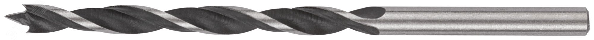 Изображение товара Сверла по дереву 3 мм 10 шт FIT - надежные спиральные сверла для дерева