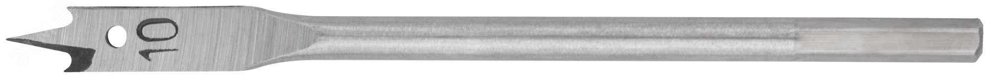Изображение товара Сверло по дереву перовое 10x152 мм с шестигранным хвостовиком
