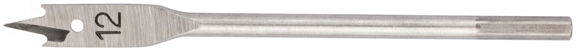 Изображение товара Сверло по дереву перовое 12x152 мм с шестигранным хвостовиком