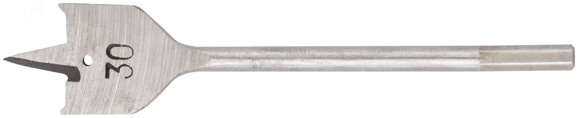 Изображение товара Сверло по дереву перовое 30x152 мм с шестигранным хвостовиком