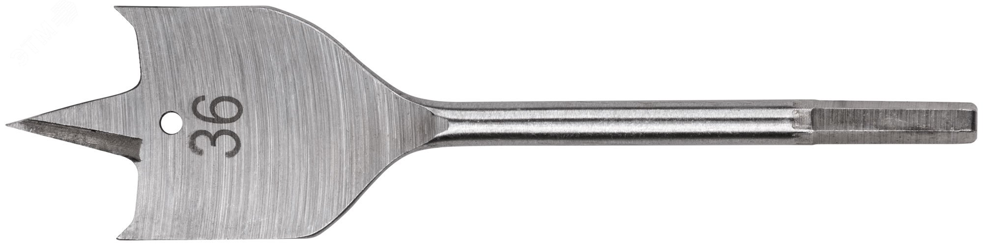 Изображение товара Сверло по дереву перовое 36x152 мм шести-гранный хвостовик