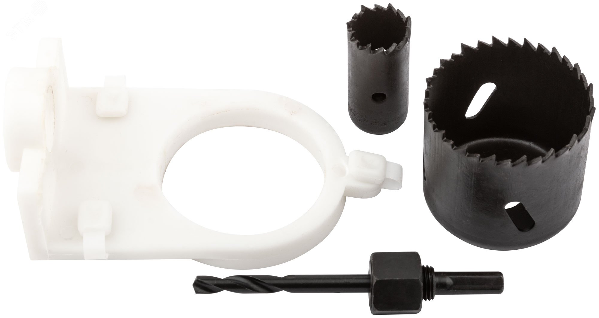 Изображение товара Набор для врезки замков FIT IT 22/54 мм с пластиковыми шаблонами для дерева фанеры ДСП