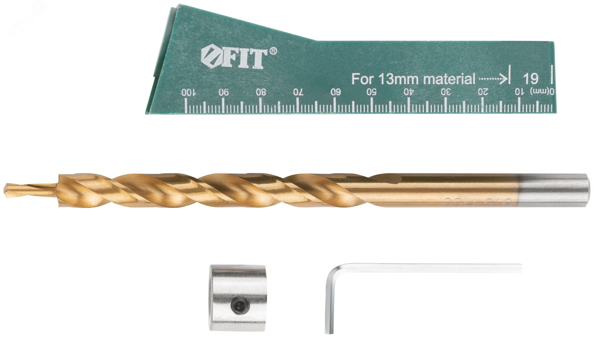 Изображение товара Кондуктор для глухих отверстий с ограничителем глубины одинарный FIT