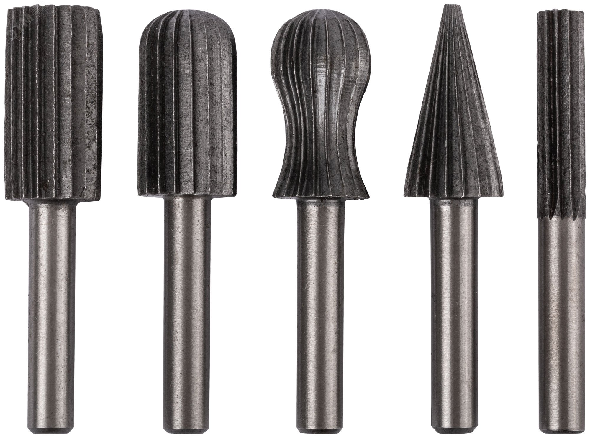 Изображение товара Шарошки по металлу, HSS сталь, Профи, 5 шт (шт)