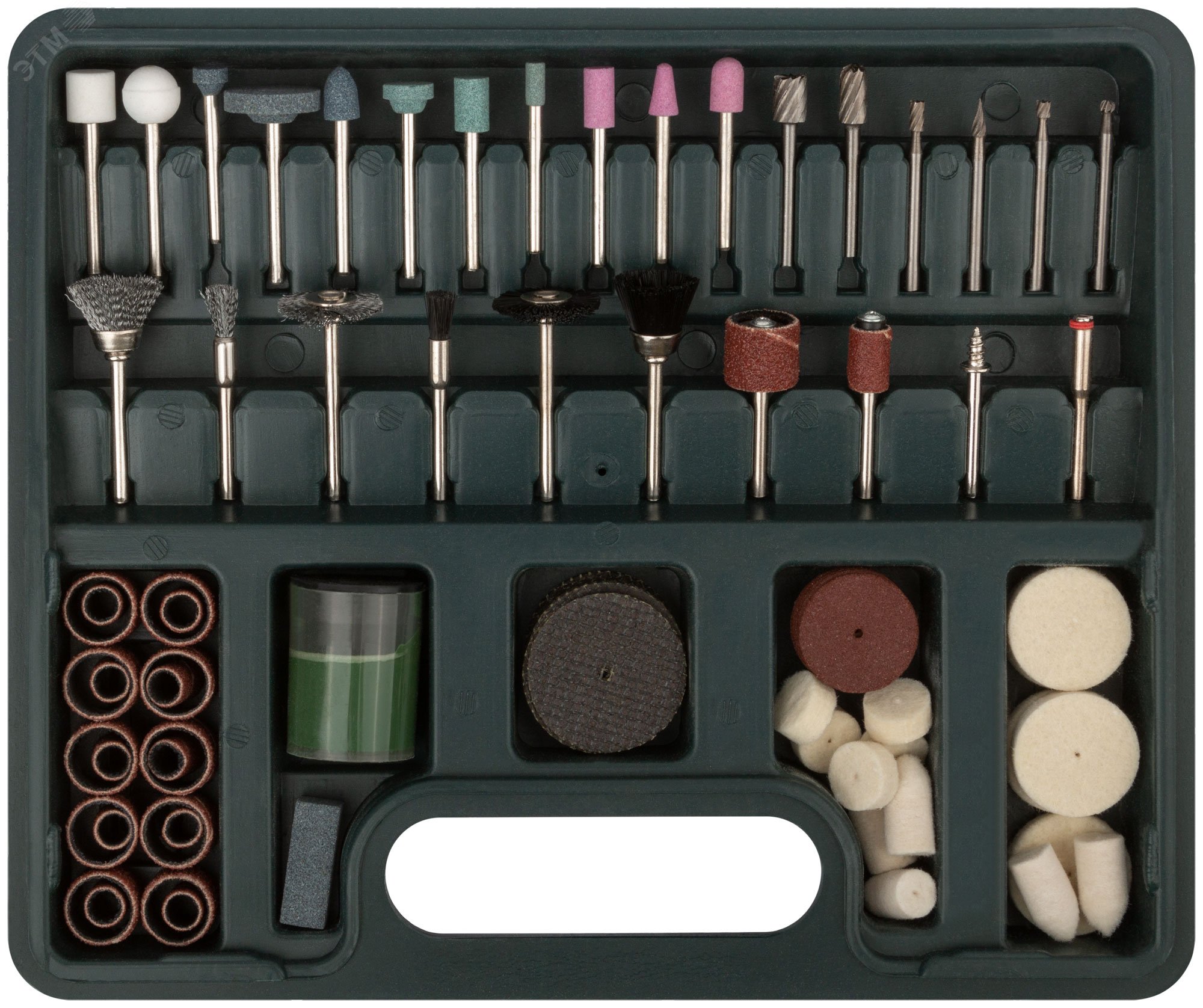 Изображение товара Набор насадок для гравировальной машины 100 шт в кейсе FIT