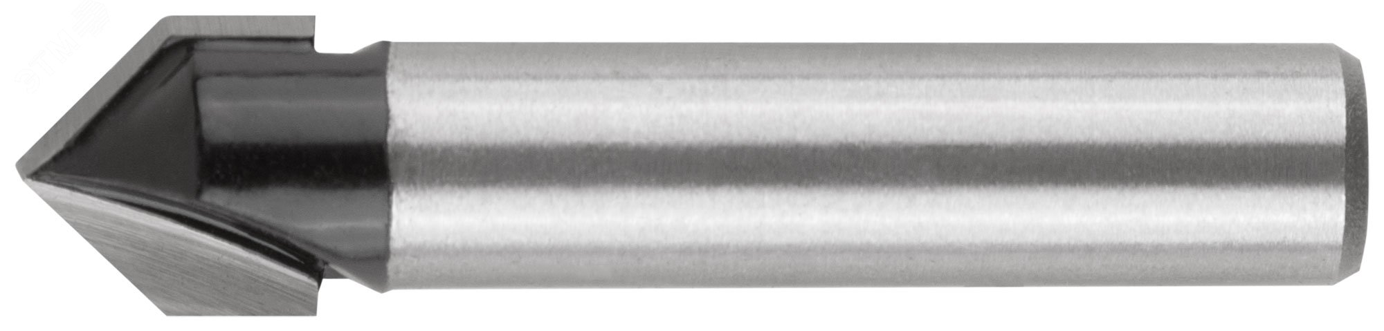 Изображение товара Фреза пазовая V-образная 10x10x42 мм, цилиндрический хвостовик, инструментальная сталь