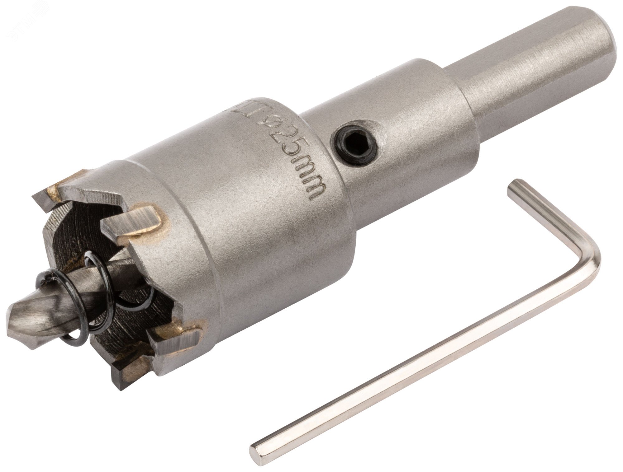 Изображение товара Коронка кольцевая с карбидными вставками Профи (для отверстий в нержавеющей стали) 25 мм (шт)