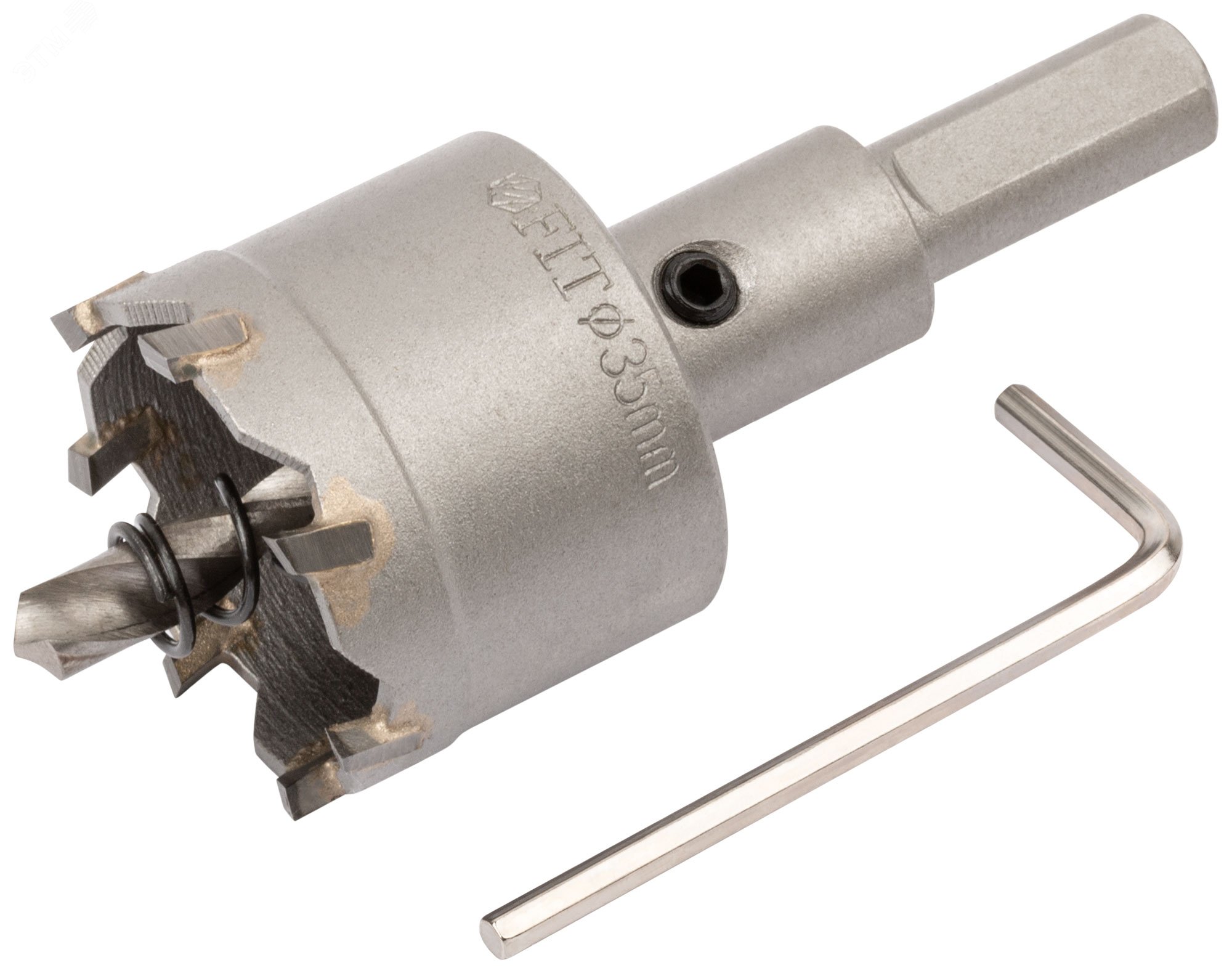 Изображение товара Коронка кольцевая с карбидными вставками Профи (для отверстий в нержавеющей стали) 35 мм (шт)