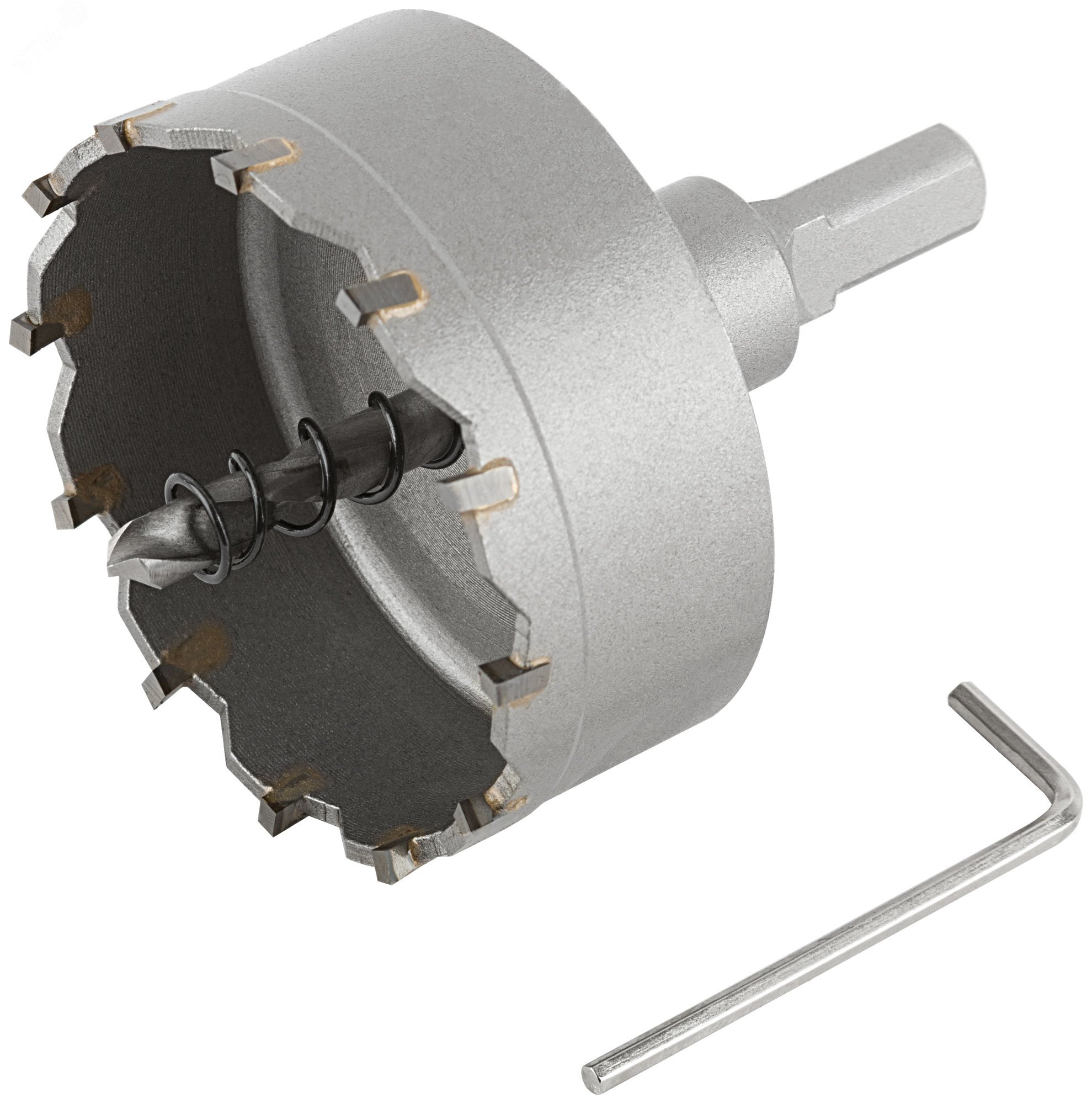 Изображение товара Коронка кольцевая с карбидными вставками Профи (для отверстий в нержавеющей стали) 64 мм (шт)