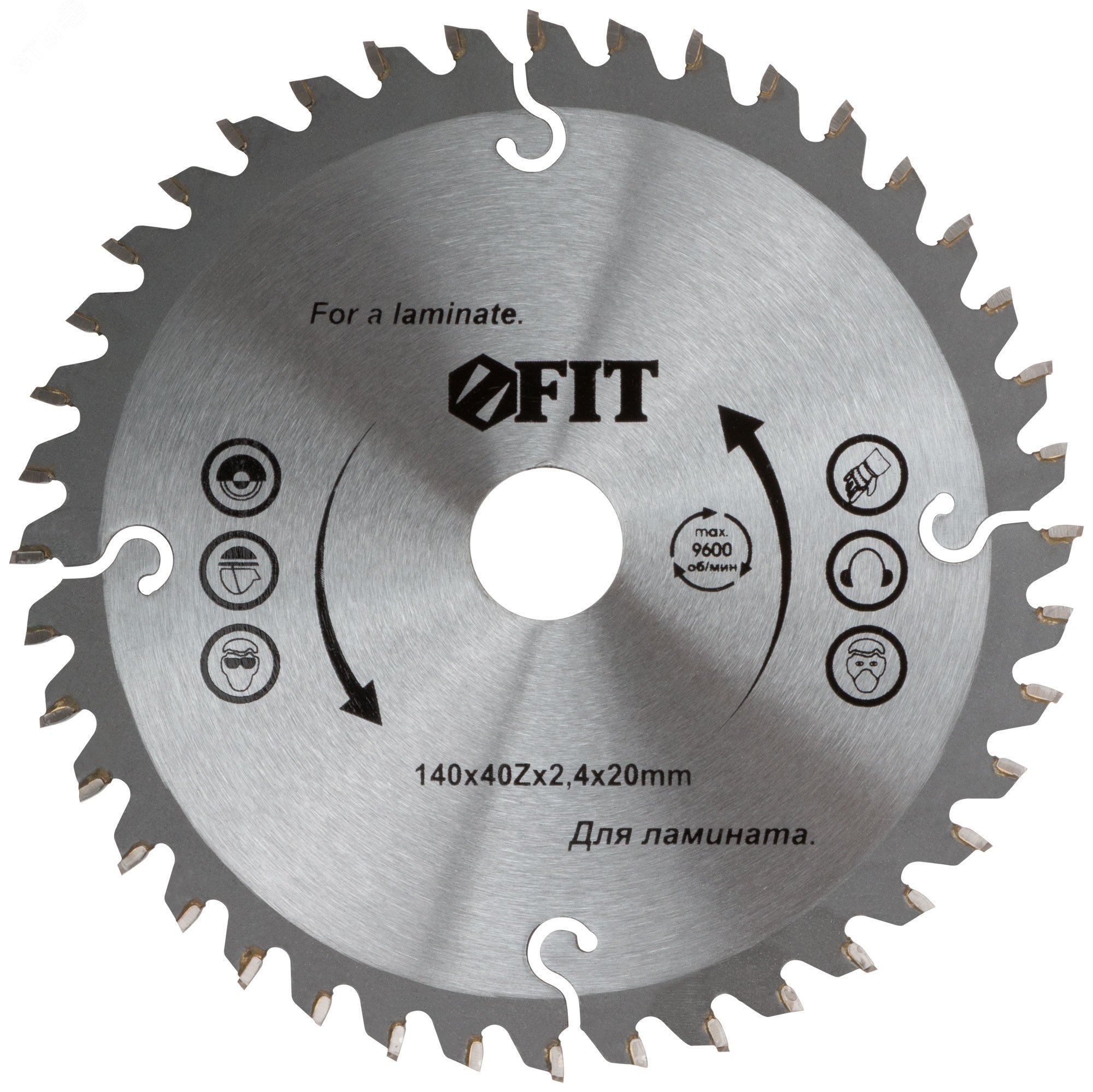 Изображение товара Диск пильный для циркулярных пил по ламинату 140x20/16x40T (шт)