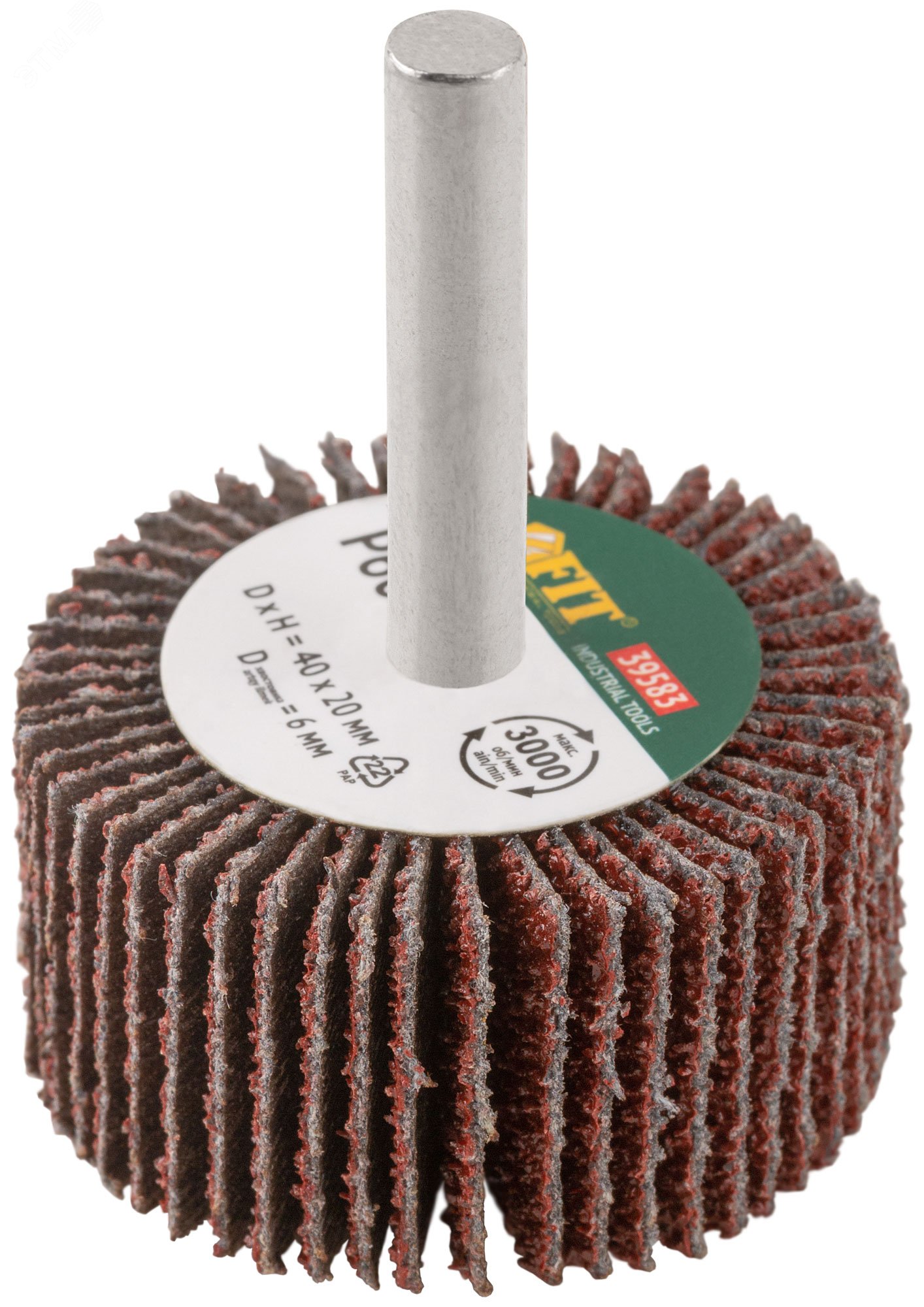 Изображение товара Диск лепестковый радиальный для дрели 40х20х6 мм Р 60 FIT