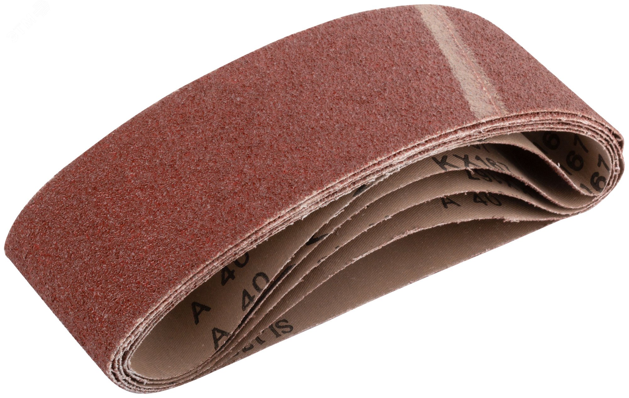 Изображение товара Шлифовальные бесконечные водостойкие ленточные ленты 75х533 мм P40, набор 5 шт