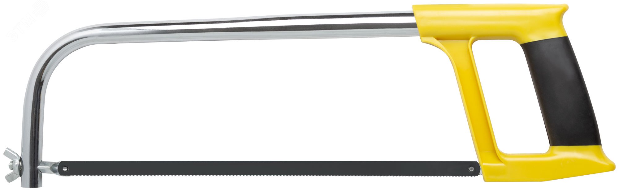 Ножовка по металлу 300 мм, пластиковая прорезиненная ручка, овальная рама 40067 FIT - превью