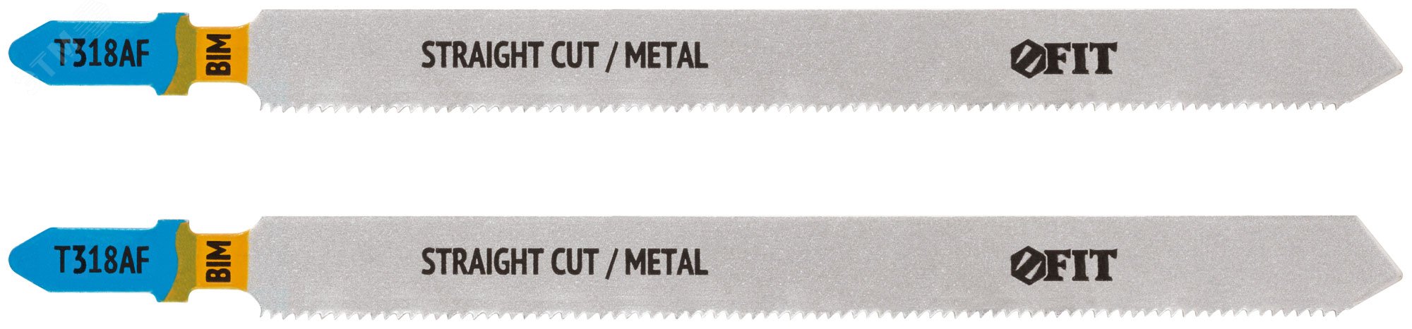 Изображение товара Полотна по металлу, Bimetal, фрезерованные, волнистые зубья, 132/106/1,2 мм (T318AF), 2 шт. (шт)