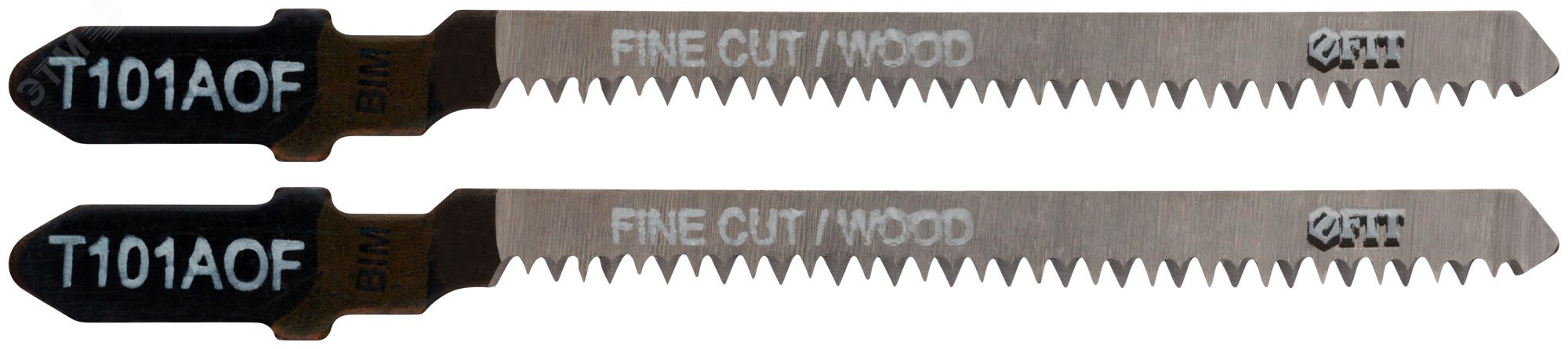 Полотна по дереву, Bimetal, остроконечные зубья, 82/57/1.4 мм (Т101AOF), 2 шт 40952 FIT - превью 2