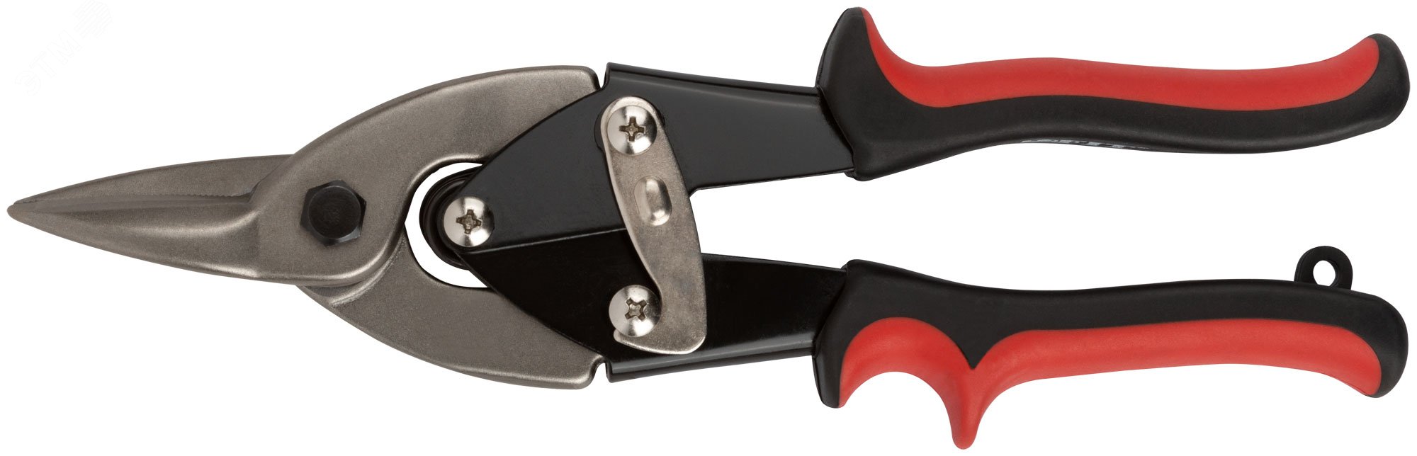 Ножницы по металлу усиленные CrV Профи, прорезиненные ручки, прямые 250 мм 41570 FIT - превью