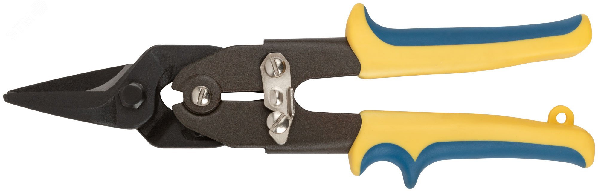 Ножницы по металлу усиленные CrNi Профи, прорезиненные ручки, прямые 260 мм 41574 FIT - превью