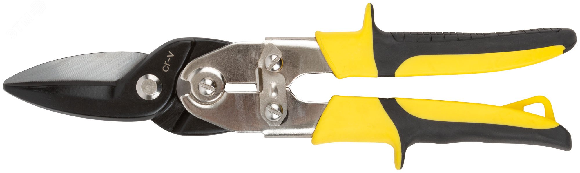 Ножницы по металлу усиленные CrV Профи, прорезиненные ручки, прямые 270 мм 41576 FIT - превью