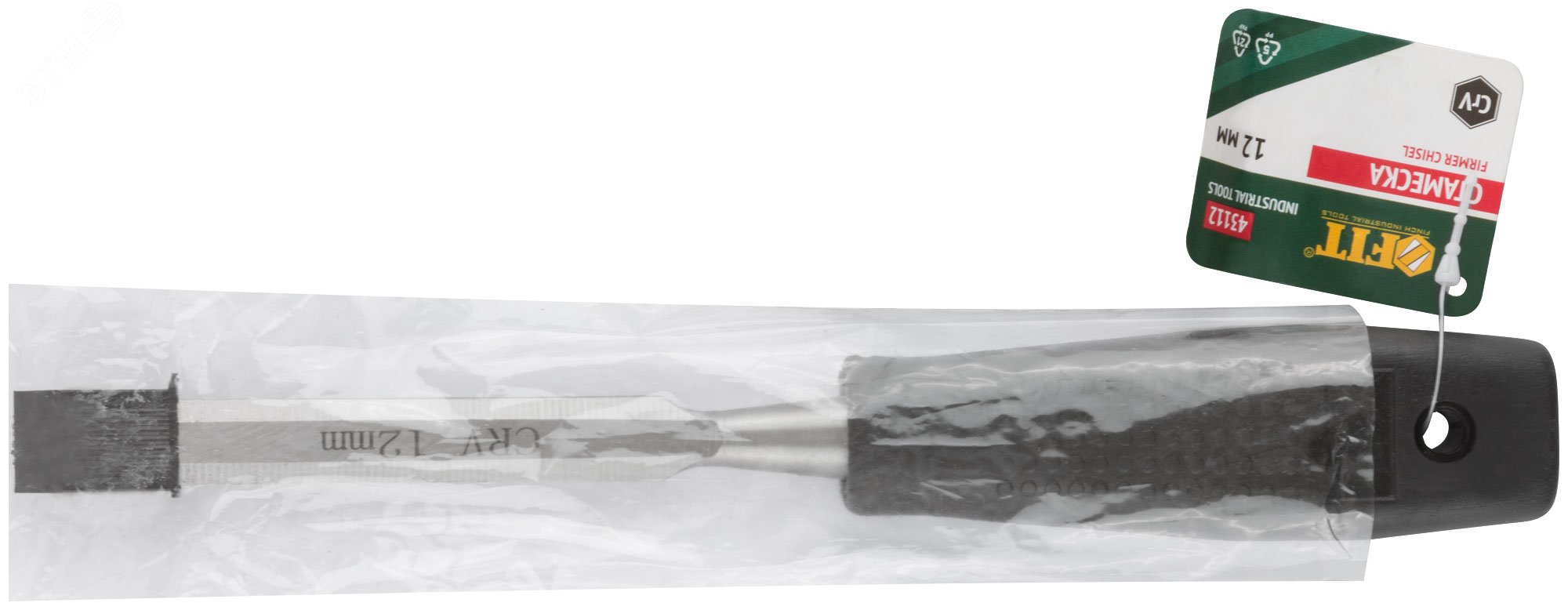 Стамеска с пластиковой ручкой 12 мм 43112 FIT - превью 3