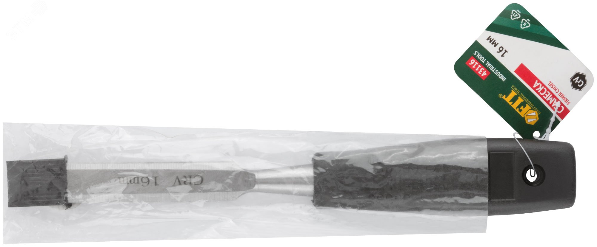 Стамеска с пластиковой ручкой 16 мм 43116 FIT - превью 3