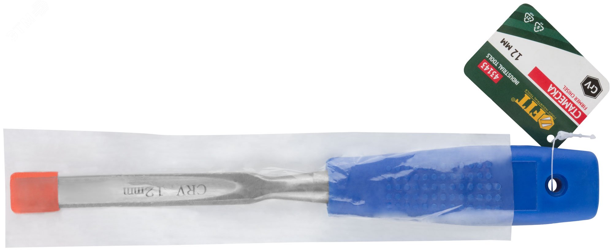 Стамеска полукруглая с пластиковой ручкой 12 мм 43143 FIT - превью 3