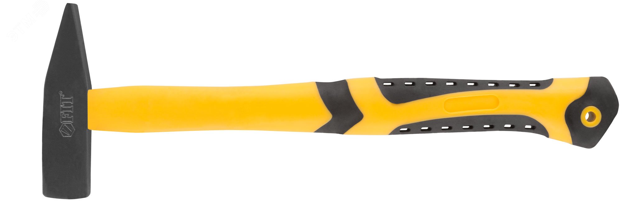 Изображение товара Молоток кованый, фиберглассовая усиленная ручка, антивибрационные накладки, Профи 300 гр. (шт)