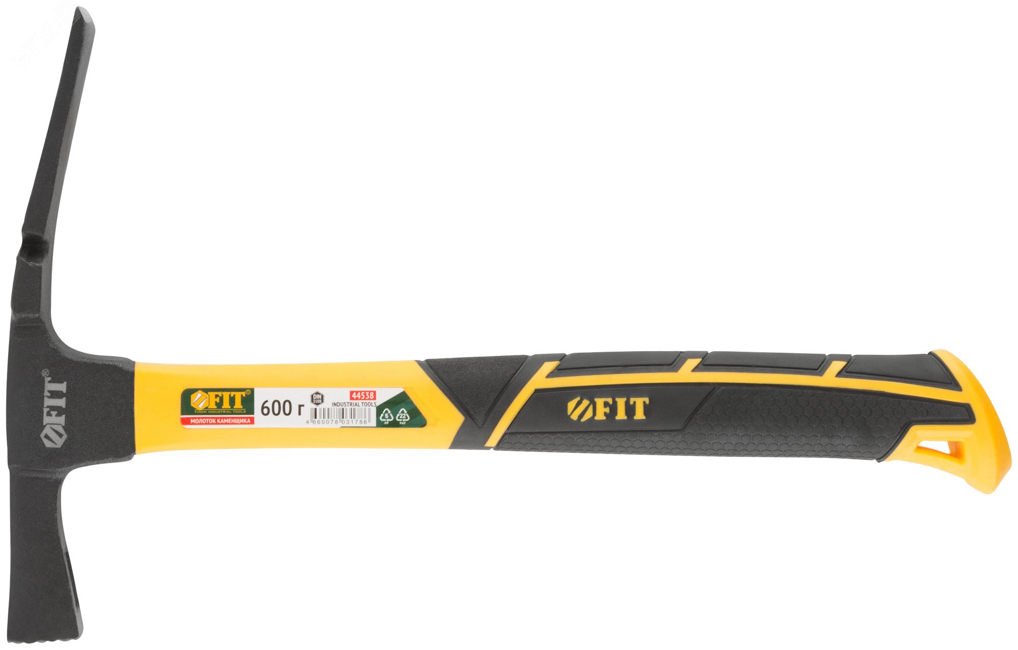 Изображение товара Молоток каменщика 600 гр. фиберглассовая ручка Профи cn