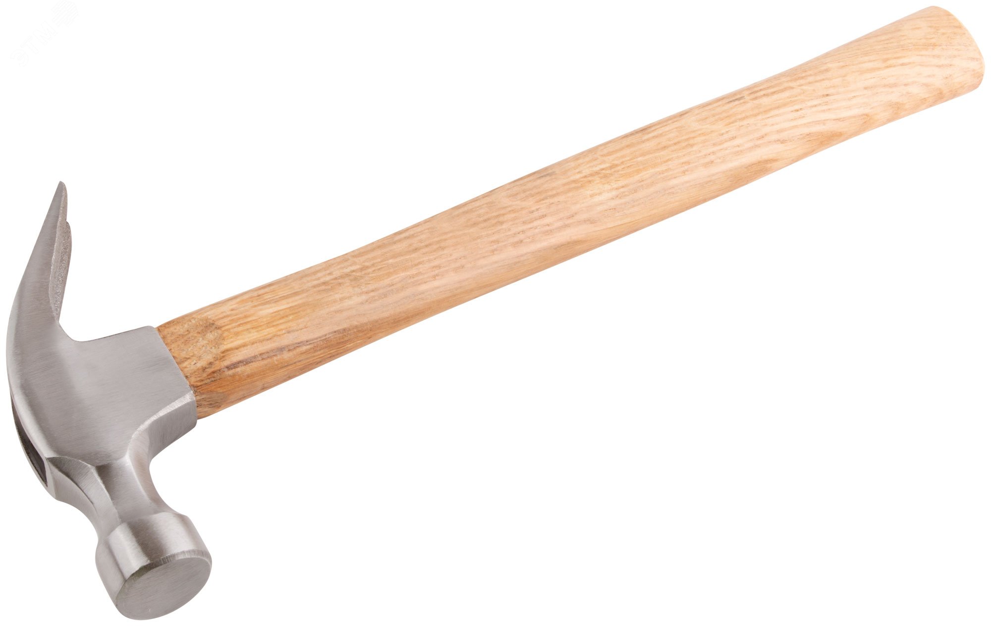 Молоток-гвоздодер, деревянная ручка 25 мм, 340 гр 44625 FIT - превью 2