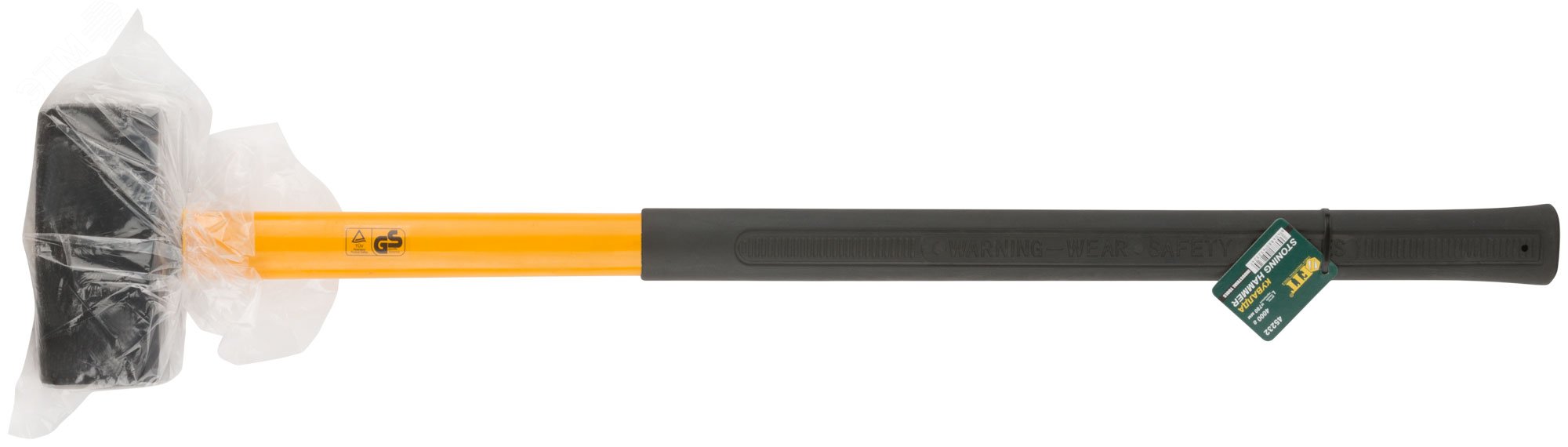 Кувалда кованая, фиброглассовая ручка 780 мм, 4 кг 45232 FIT - превью 3