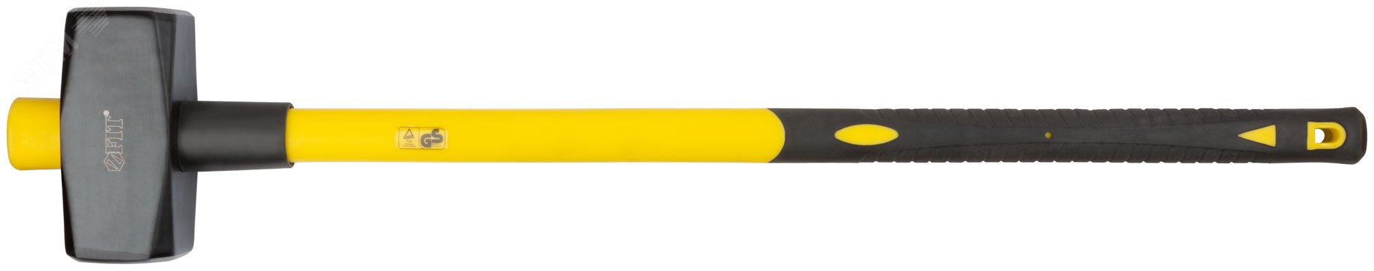 Кувалда кованая, фиброглассовая обратная усиленная ручка 900 мм, 6 кг 45246 FIT - превью