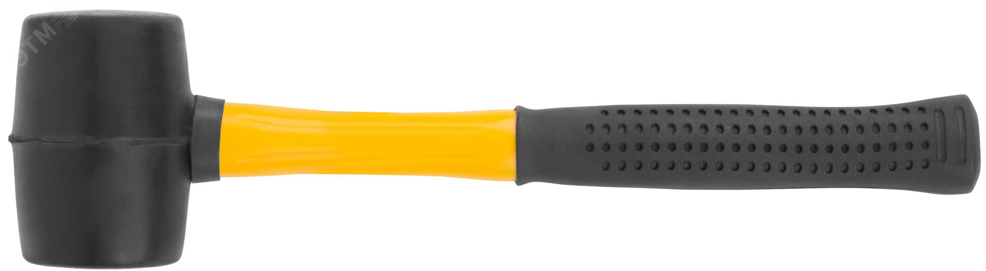 Изображение товара Киянка резиновая с фиберглассовой ручкой 45 мм 230 г