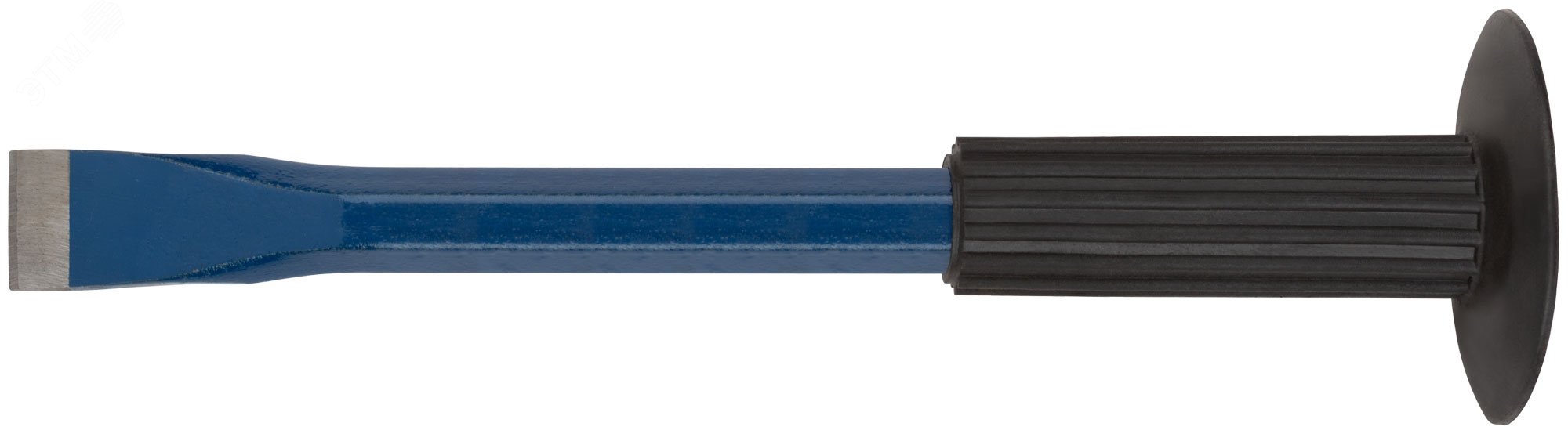 Изображение товара Зубило с резиновым протектором 250х16х22 мм от FIT для обработки металла и камня