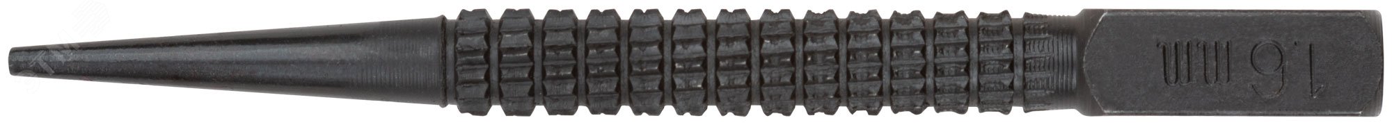 Изображение товара Бородок слесарный для пробивки отверстий из углеродистой стали 1.6 мм 170 мм