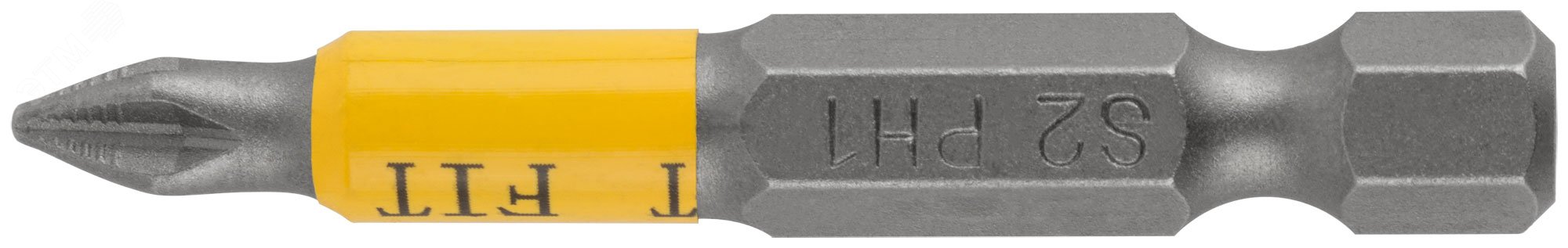 Изображение товара Биты кованые сталь S2 односторонние 50 мм PH1 Профи 10 шт блистер