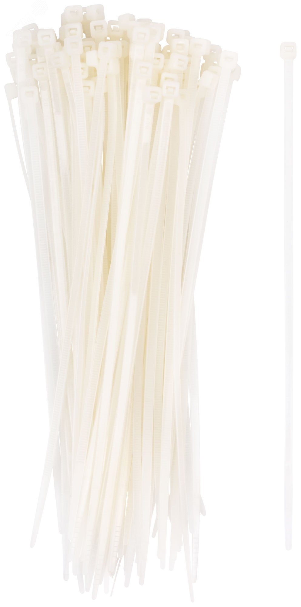 Изображение товара Хомут нейлоновый 200х2.5 мм FIT 100 шт для кабелей электромонтажа