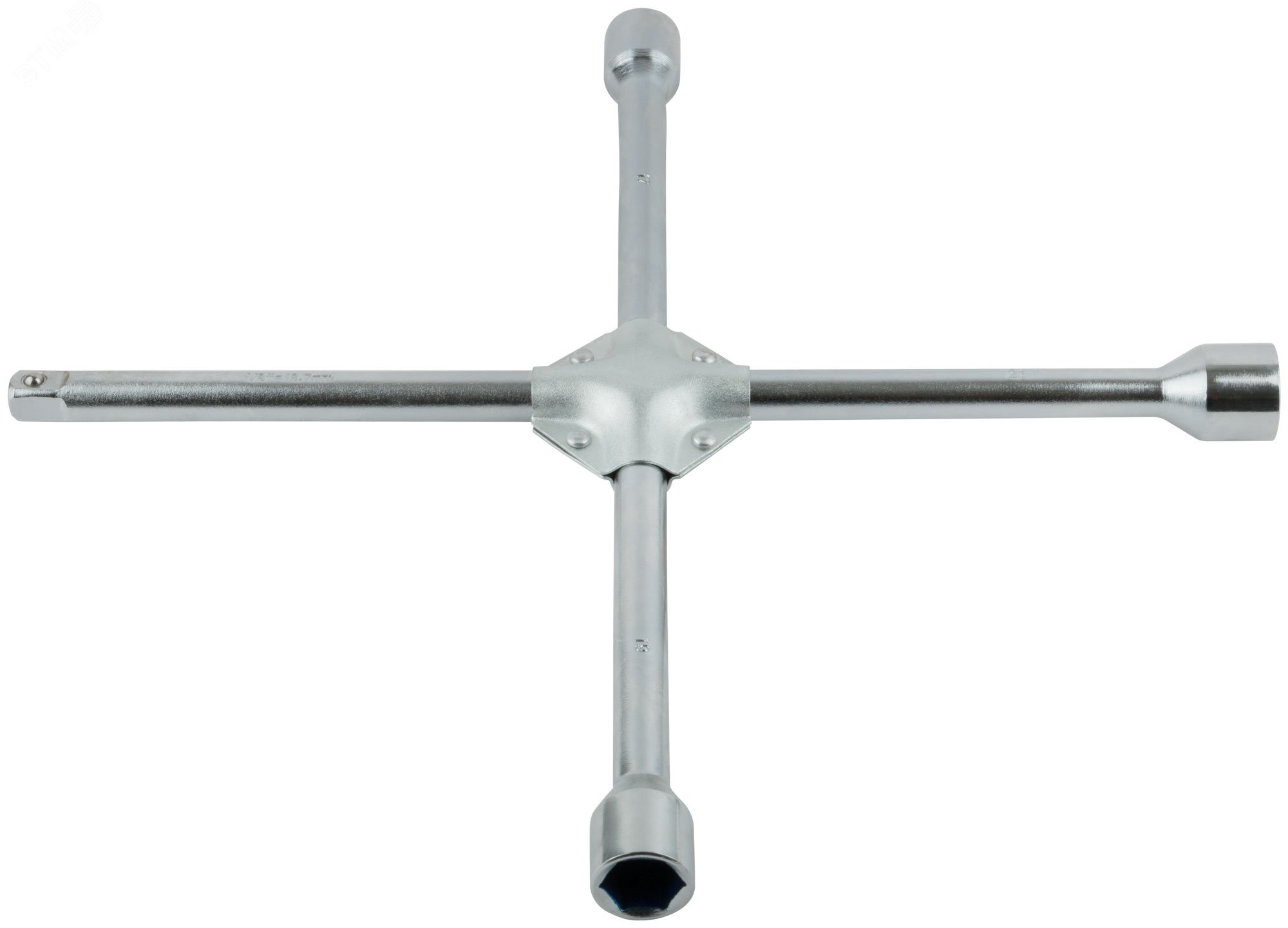 Ключ балонный крест усиленный 17х19х21 мм + 1/2'', длина 400 мм 62760 FIT - превью 5