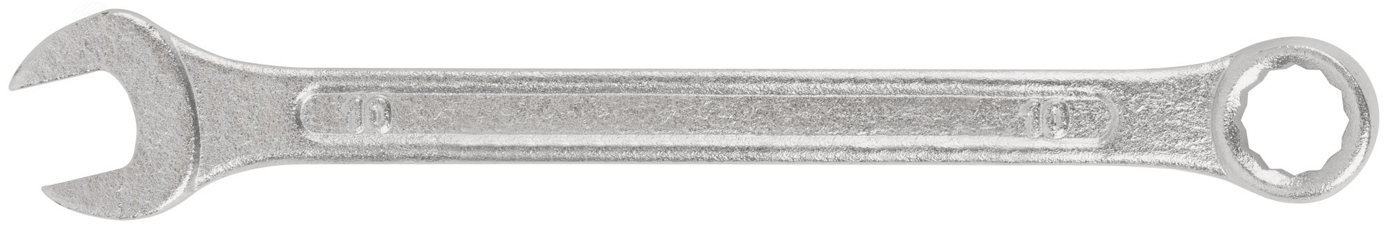 Ключ комбинированный ''Хард'', хромированное покрытие 10 мм 63140 FIT - превью