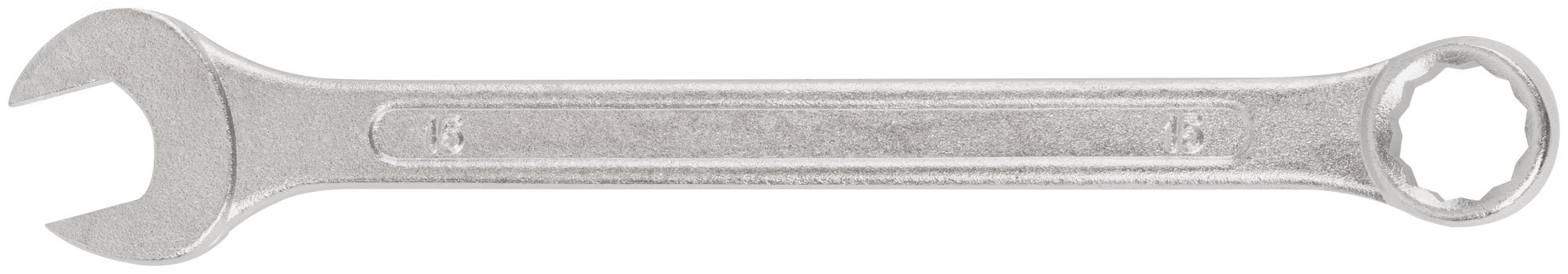 Ключ комбинированный ''Хард'', хромированное покрытие 15 мм 63145 FIT - превью