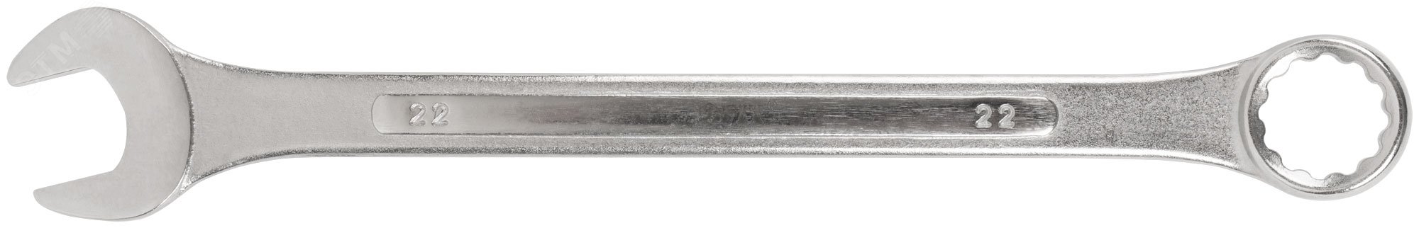 Изображение товара Ключ комбинированный 'Модерн' 22 мм усиленный из стали с хромированным покрытием