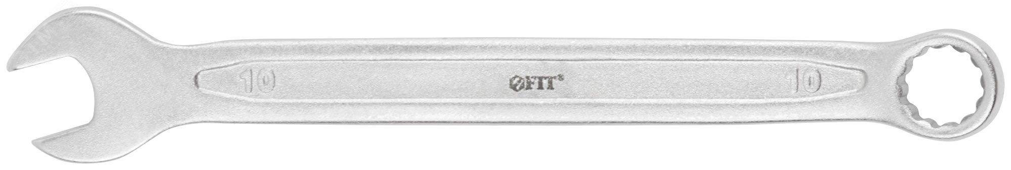 Ключ комбинированный усиленный ''Гранд'', CrV, холодный штамп 10 мм 63280 FIT - превью