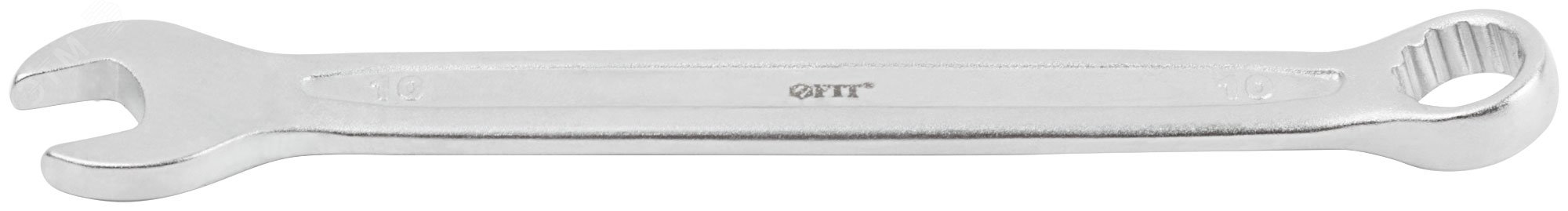 Ключ комбинированный усиленный ''Гранд'', CrV, холодный штамп 10 мм 63280 FIT - превью 5