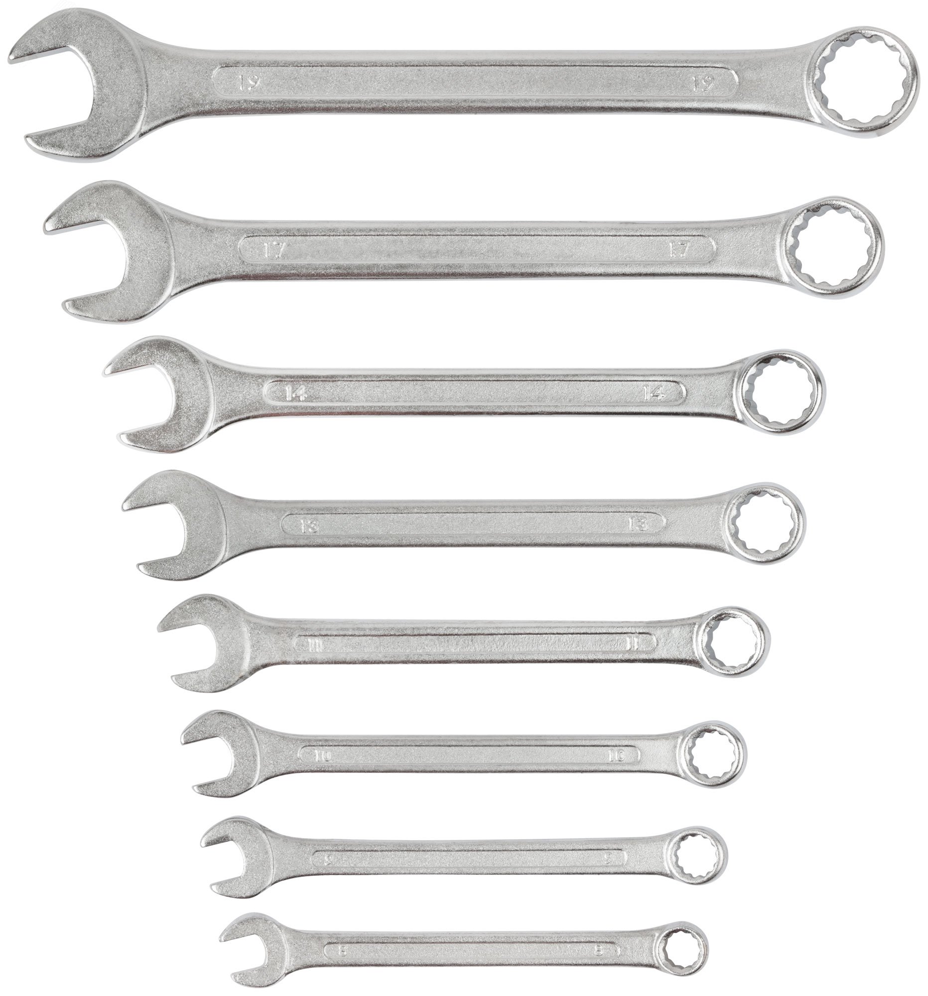 Изображение товара Ключи комбинированные в пластиковом держателе ''Хард'', набор 8 шт (8-19 мм) (шт)