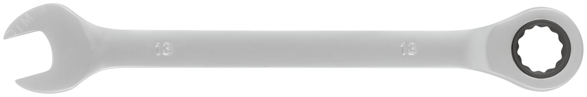 Ключ комбинированный трещоточный, CrV реверсивный механизм 13 мм 63463 FIT - превью