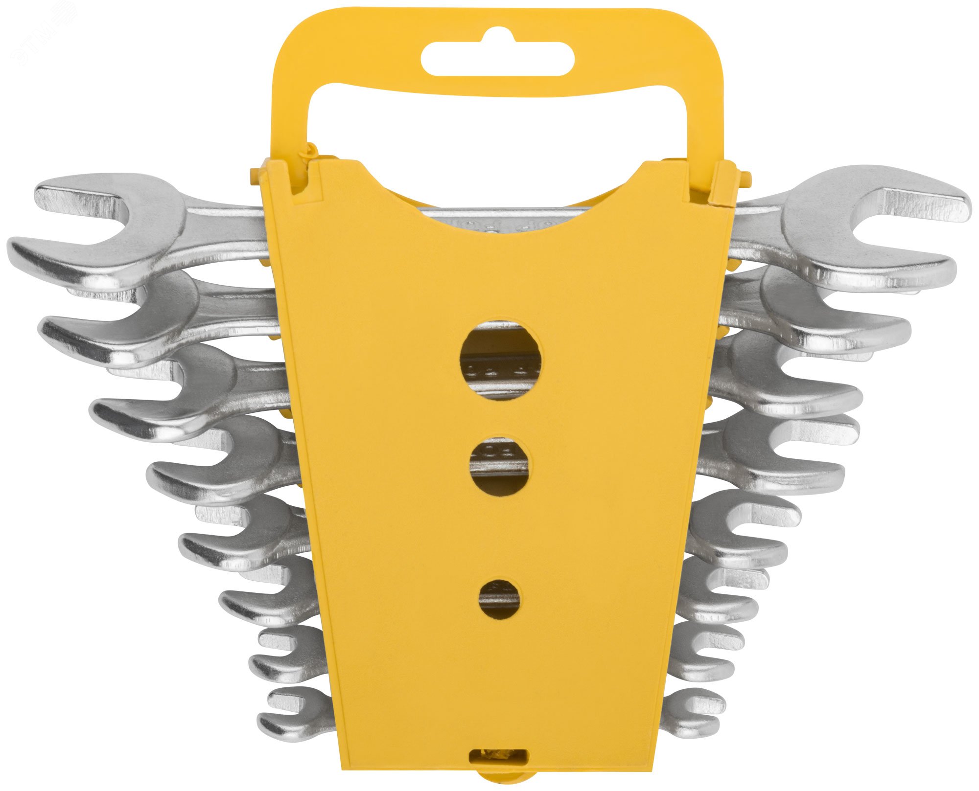 Ключи рожковые ''Хард'', набор 8 шт. ( 6-22 мм ) в пластиковом держателе 63522 FIT - превью 2