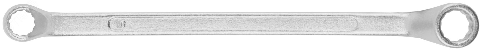 Изображение товара Ключ накидной Хард FIT IT 10x12 мм хромированное покрытие для слесарных работ