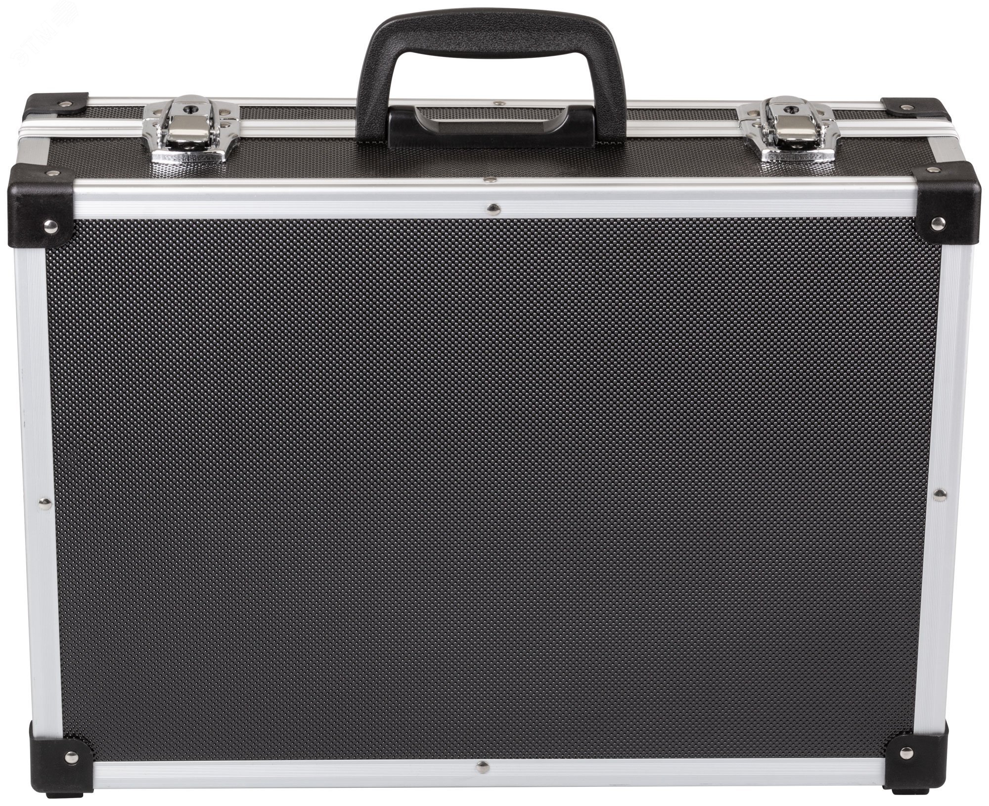 Ящик для инструмента пластиковый усиленный алюминием (43 x 31 x 13 см) черный 65633 FIT - превью