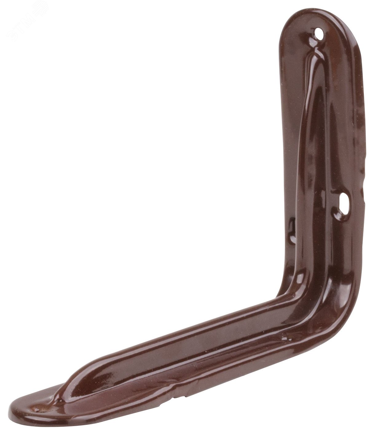 Уголок-кронштейн усиленный коричневый 100 х 150 мм (0,8 мм) 65958 FIT - превью