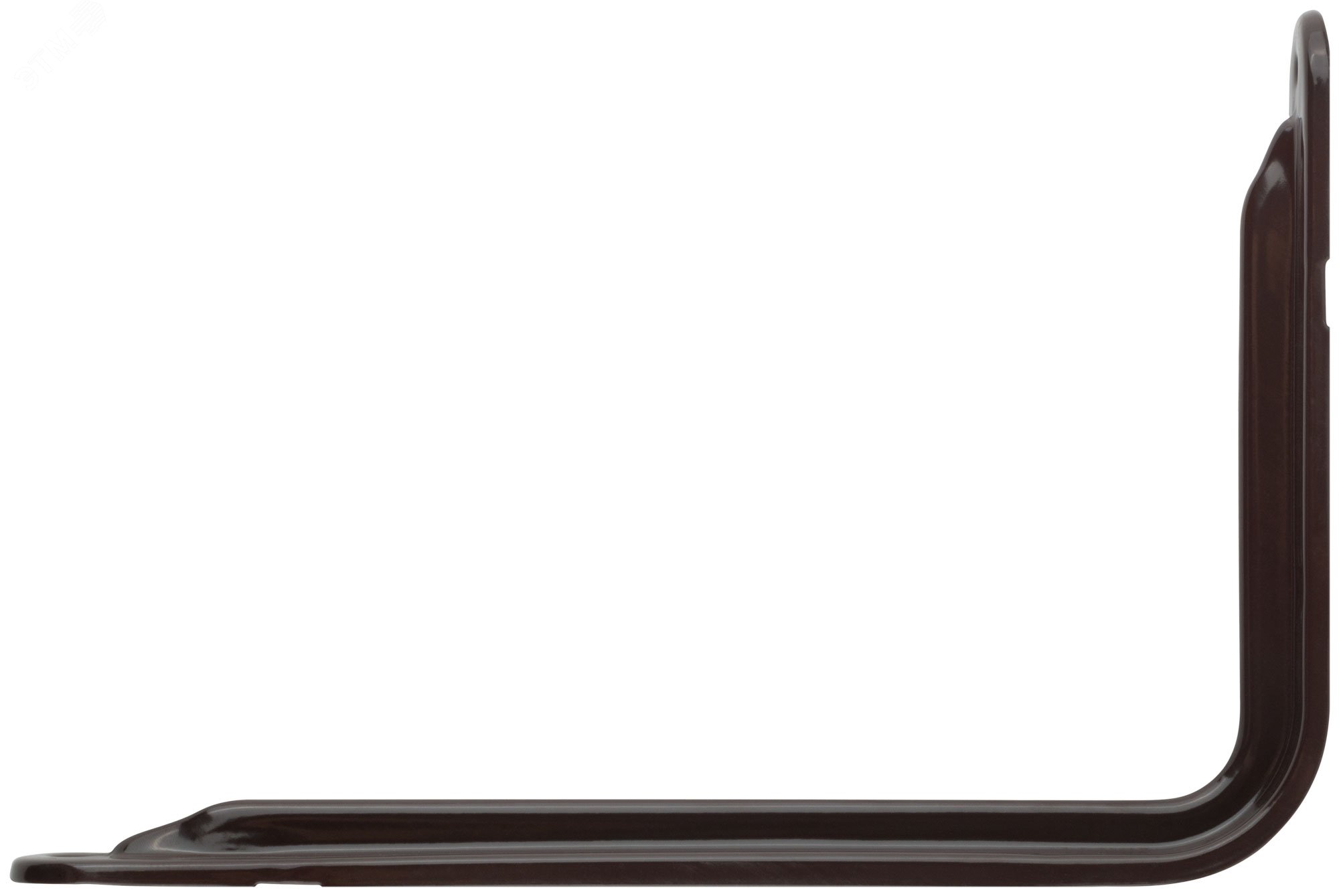 Уголок-кронштейн усиленный коричневый 160 х 250 мм (1,0 мм) 65968 FIT - превью 2