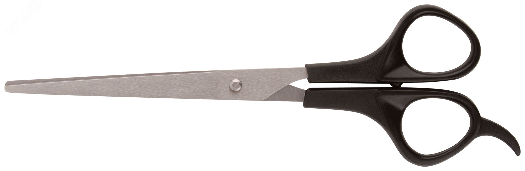 Ножницы бытовые нержавеющие, пластиковые ручки, толщина лезвия 1.5 мм, 190 мм 67353 FIT - превью